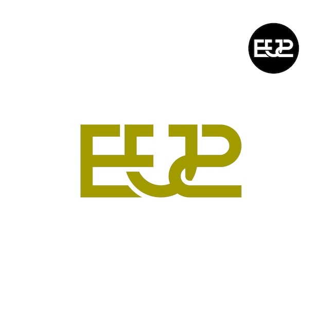 Letter EU2 Monogram Logo Design