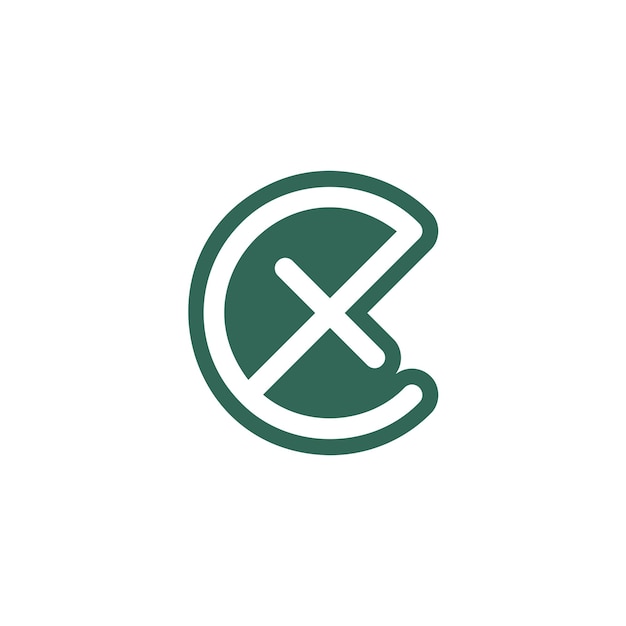 Letter EX- of XE-logo