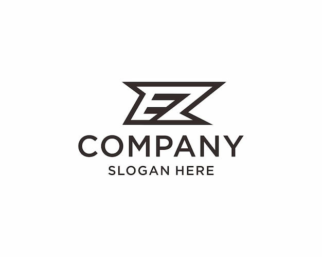 Letter ez of el monogram logo-ontwerp