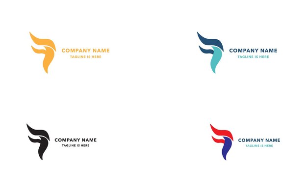 Letter f business company logo usable for business and branding\
logos