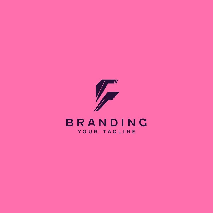 Vector letter f logo design template