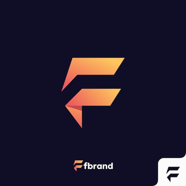 Letter F logo pictogram ontwerpsjabloon