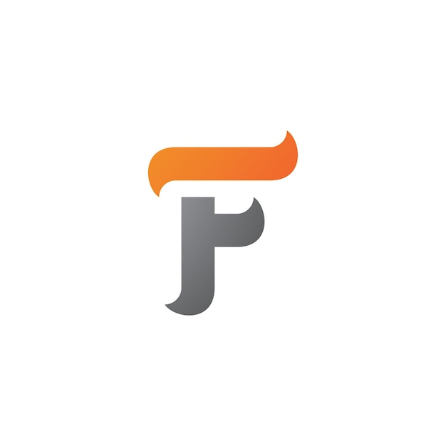 Letter F logo vector template elements