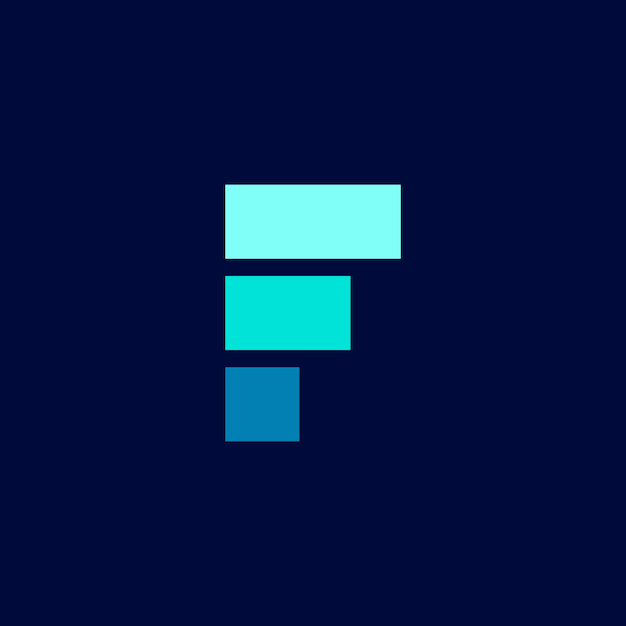 Letter F Logo Vector Template Illustration