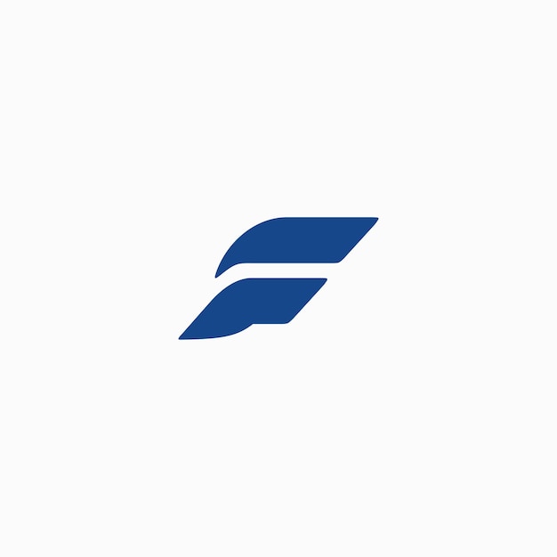 letter f logo vector