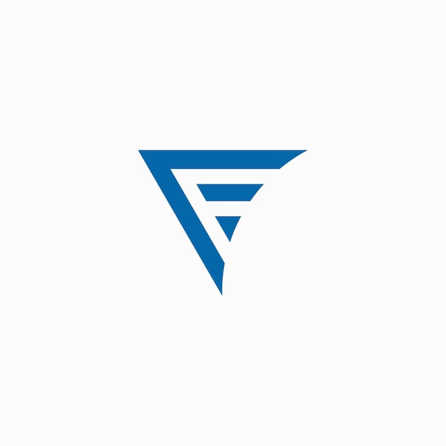 letter f logo vector