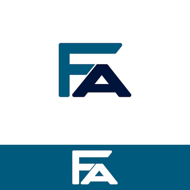 Letter F &amp; A logo