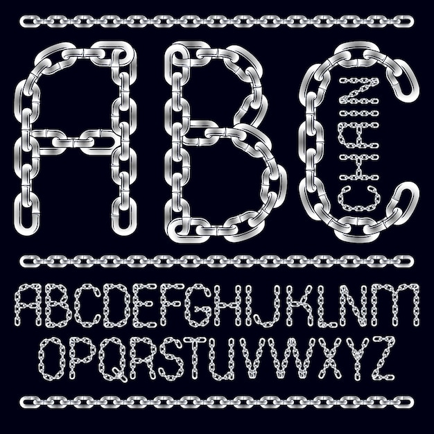 Vector letter font design vector