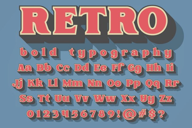 Vector letter font design vector