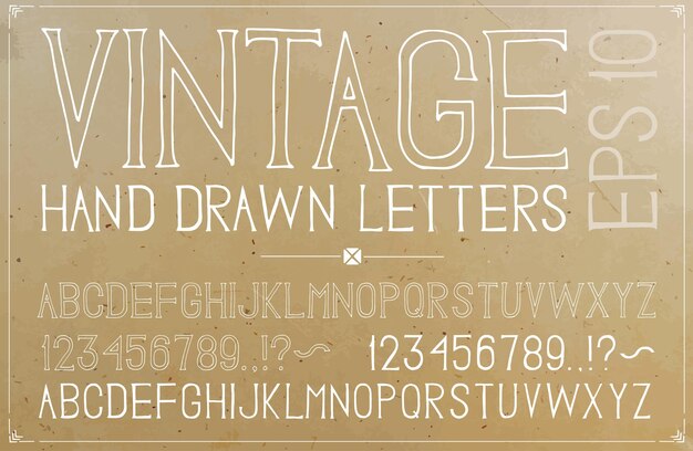 Letter font design vector