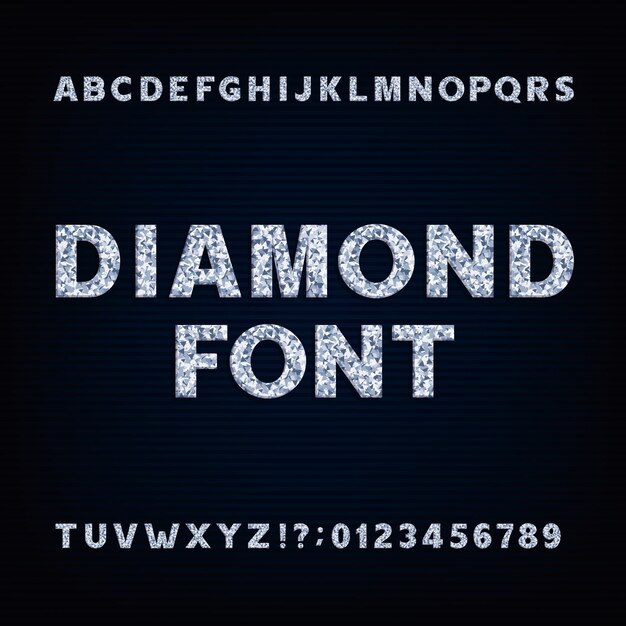 Vector letter font design vector