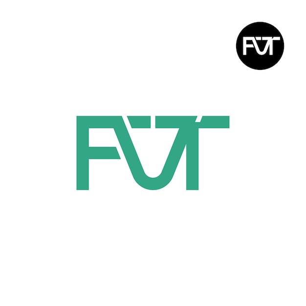 Letter FVT Monogram Logoontwerp