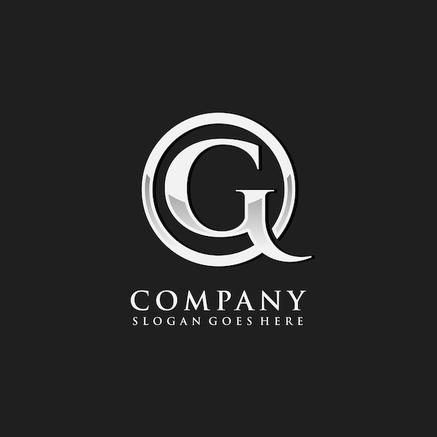 Letter G chroom eerste logo