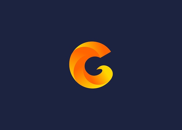 letter g colorful logo icon design vector design template inspiration
