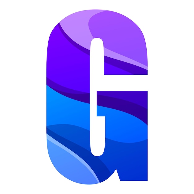 Letter G gradient icon logo design