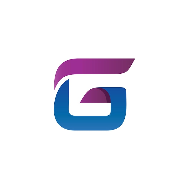 Letter g logo design vector