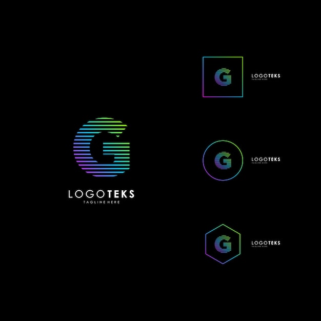 Vector letter g logo icon design template elements