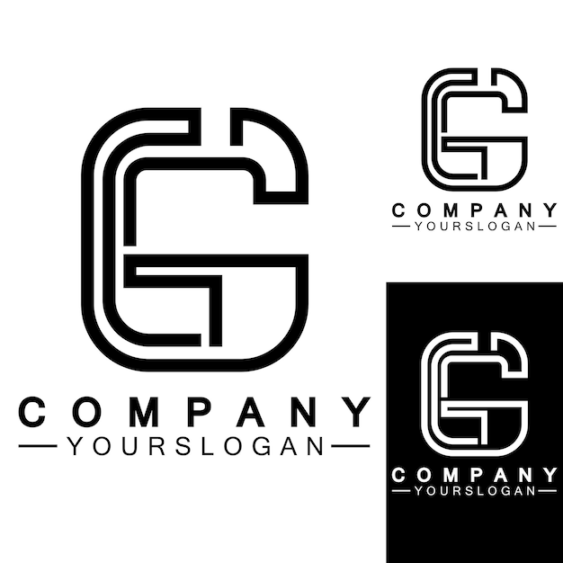 Letter G logo pictogram ontwerpsjabloon