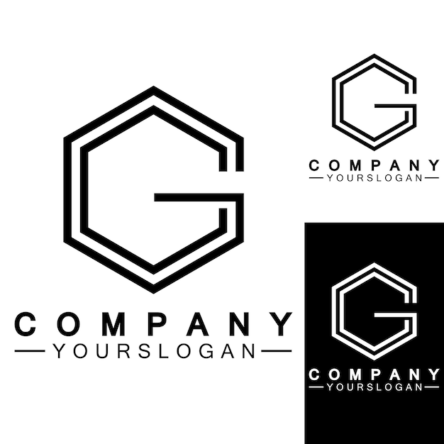 Letter G logo pictogram ontwerpsjabloon