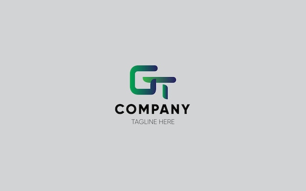 Letter g of t monogram logo