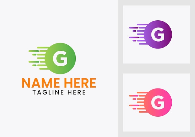 Letter G Technologie Logo Ontwerp Sjabloon Modern Logotype Symbool