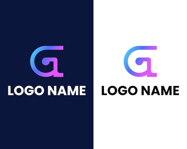 Premium Vector | Letter g and z modern logo design template