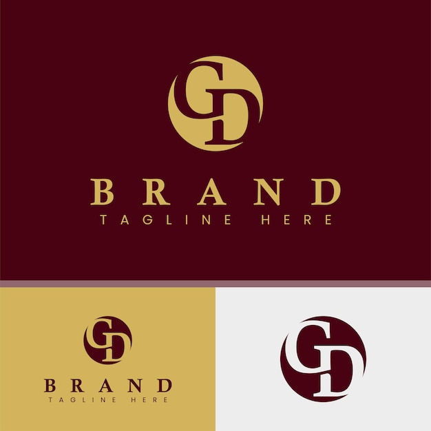 Letter GD Monogram Logo