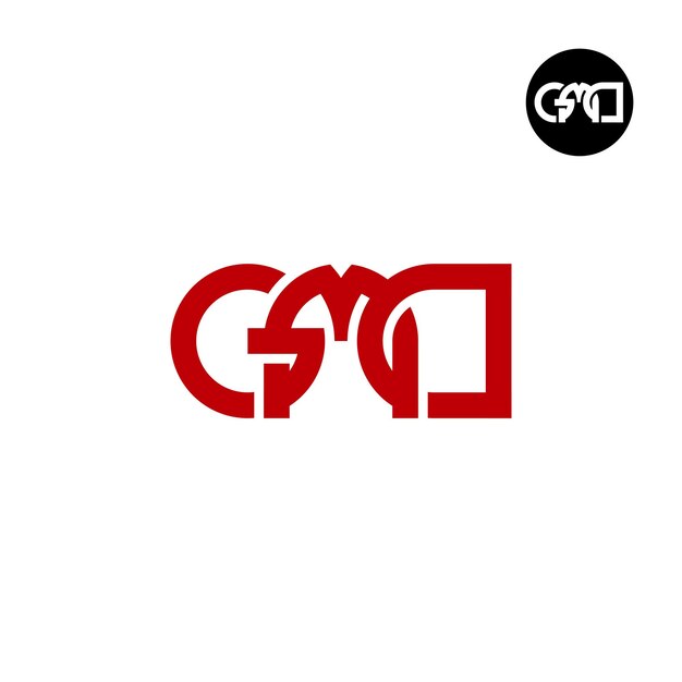 Letter GMD Monogram Logo Design