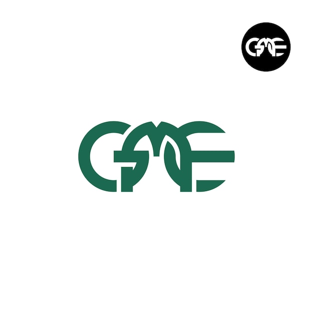 Letter GME Monogram Logo Design