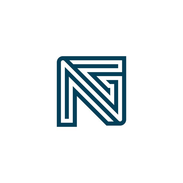 Vector letter gn of ng-logo
