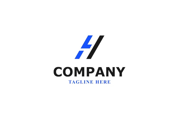 h 抽象的な文字 現代のロゴ