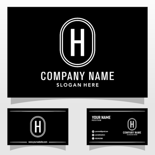 Letter h elegant logo design template inspiratie vector illustratie