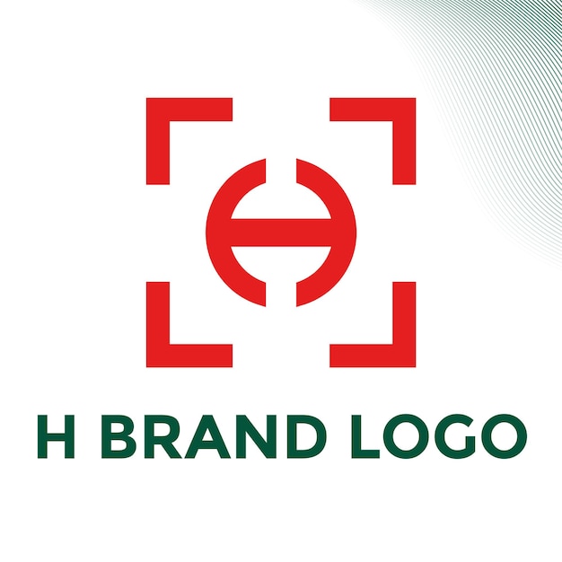 Lettera h logo design vector