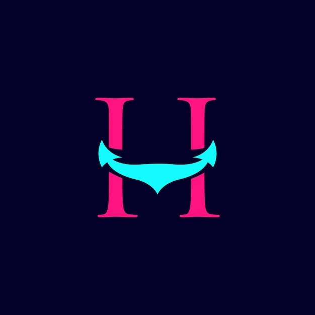 Premium Vector | Letter h logo icon design template elements