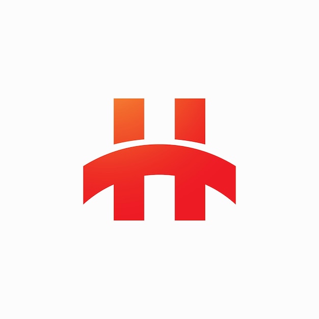 Letter H-logo sjabloon vectorelement