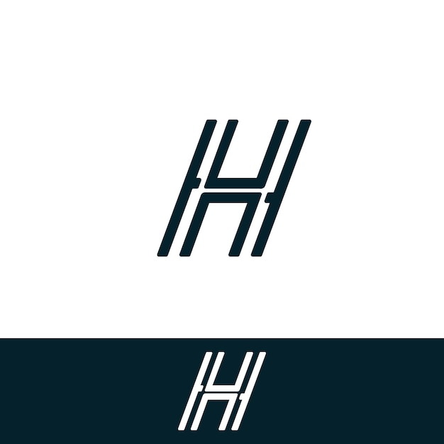 Vector letter h logo