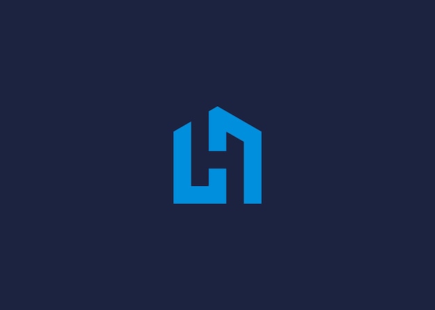 Letter h met huis logo icoon ontwerp vector ontwerp sjabloon inspiratie