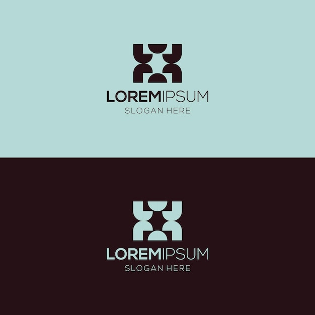 Letter HI creatief abstract geometrisch logo ontwerpsjabloon voor een merk