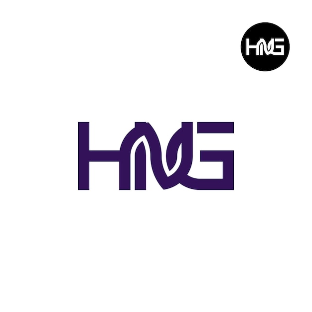 Letter HNG Monogram Logo Design