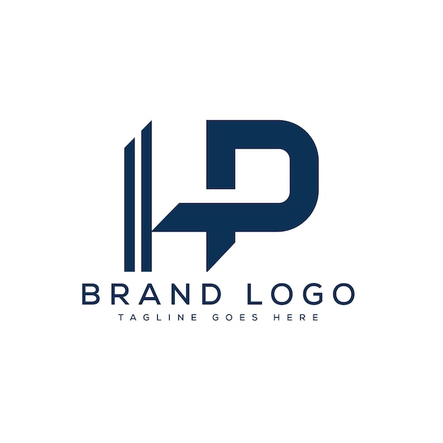 letter HP logo design vector template design for brand