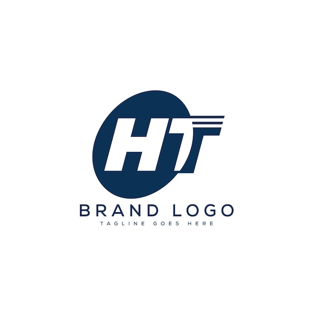 letter HT logo design vector template design for brand