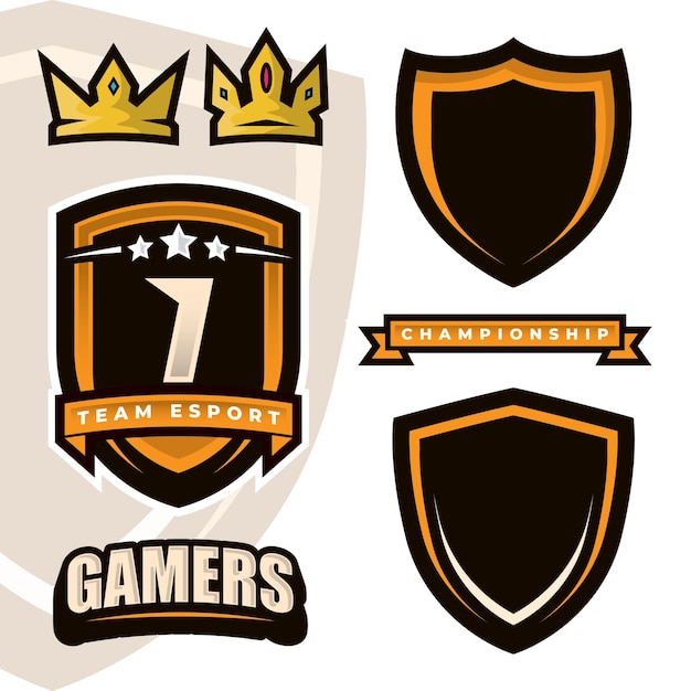 Создатель шаблона логотипа letter i esports gamers для элемента дизайна логотипа gaming esport