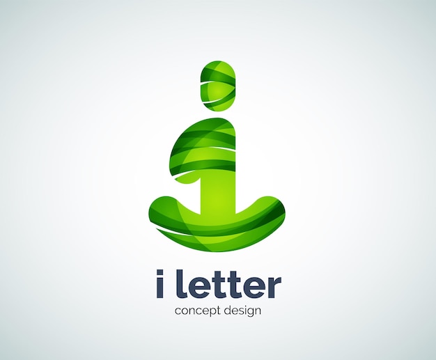 Vector letter i logo