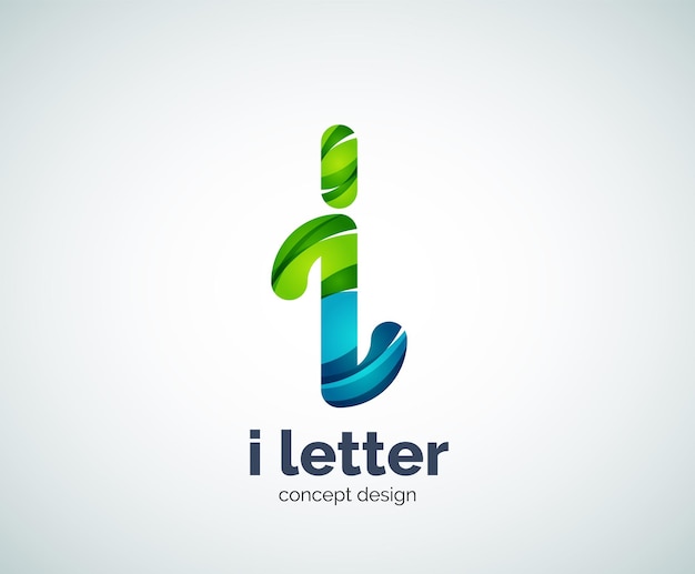 Vector letter i logo