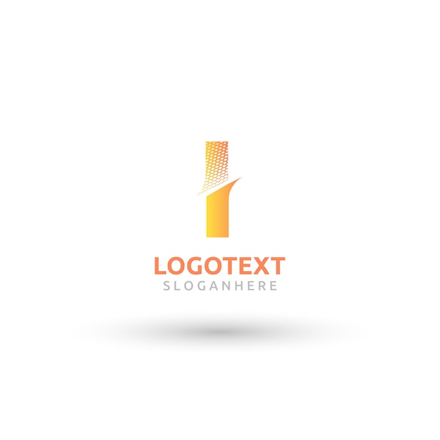 Vector letter i logo