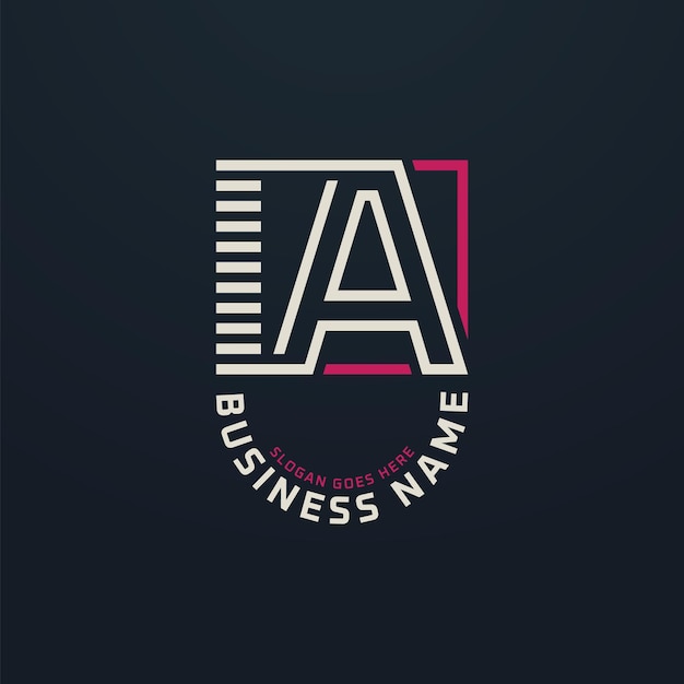 Letter IA Premium Logo Design IA Modern Business Logo Design