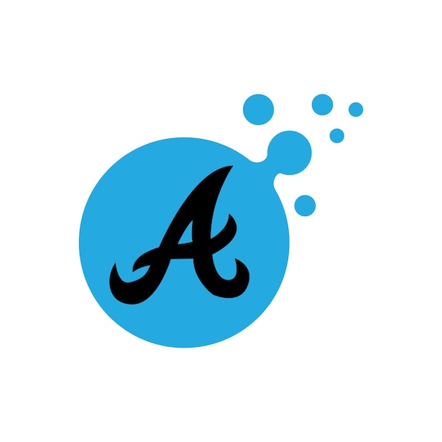 Letter A icon logo vector design template