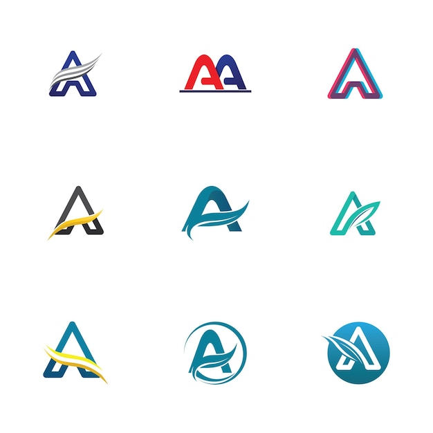 A Letter icon Template