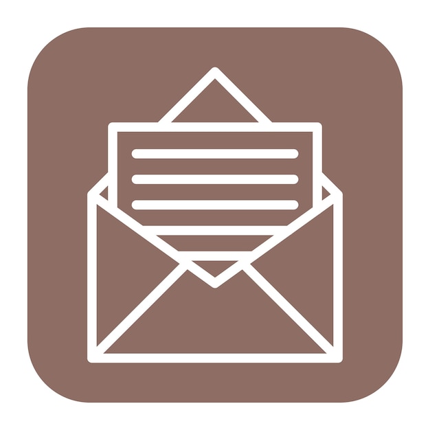 Letter icon vector image Can be used for Postal Service