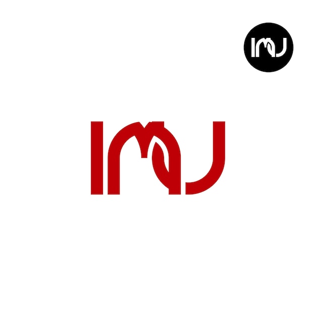 Letter IMU Monogram Logo Design